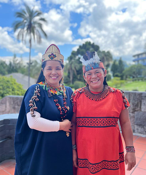 Judith Blanca Reymundo Ruiz (left) and Marisol Shariva Pérez (right)