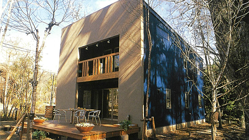 The BESS Wonder Device Log House with boxy design