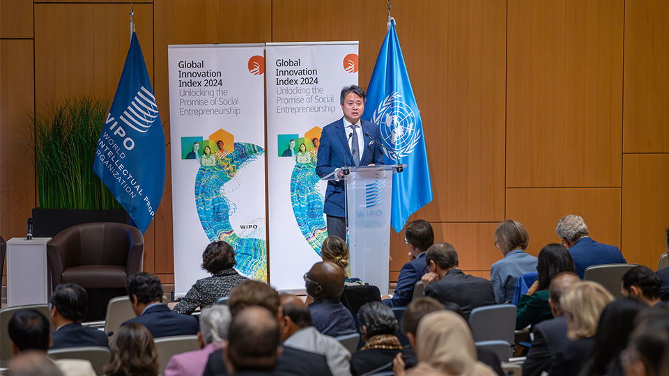 دارين تانغ عند إصدار مؤشر الابتكار العالمي 2024