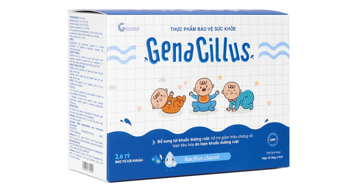 GenaCillus probiotic for gut health