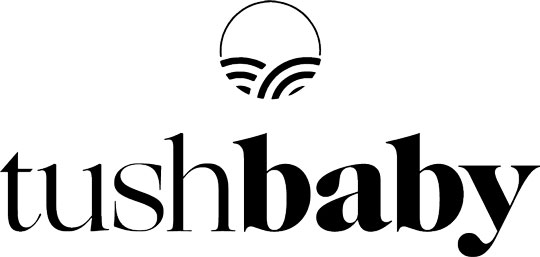 Visual shows the Tushbaby logo