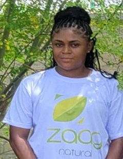 Ms. Sandra Perkins-Lighe, founder of Zaag Naturals