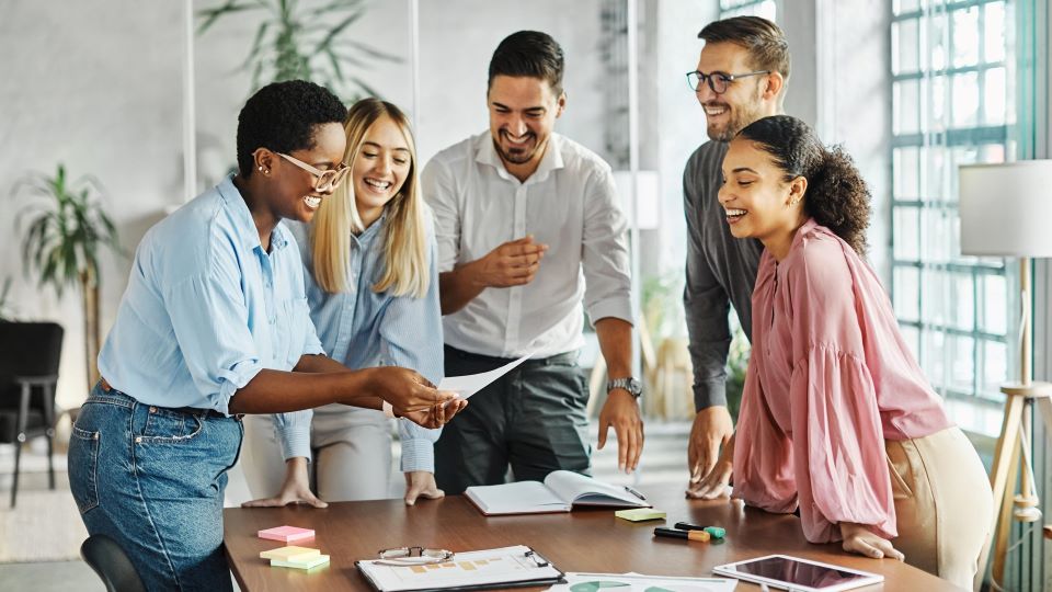 People meeting around a table