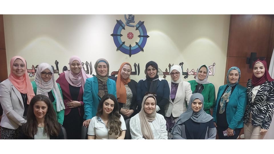 Women researchers at mentorship phase of the joint cooperation project in April 2024 at NIPA offices in Egypt