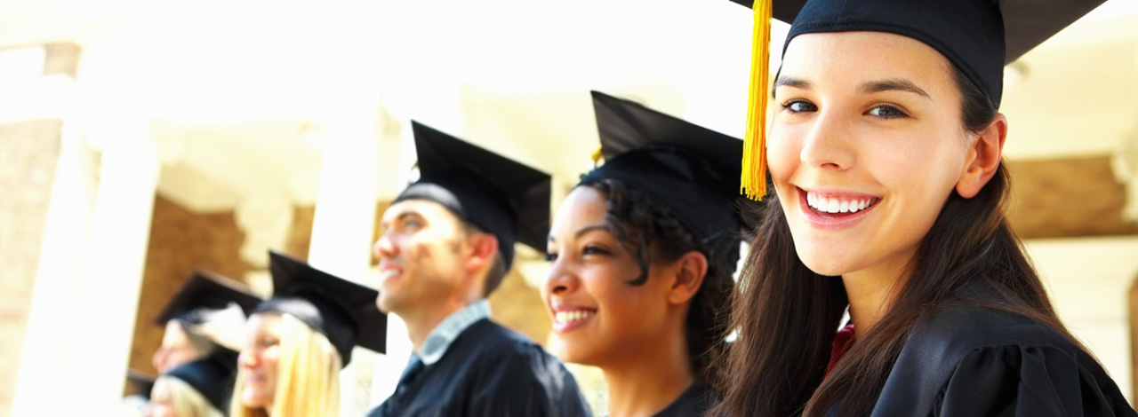 Students in their graduation