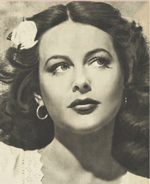 Film star Hedy Lamarr invented a frequency-hopping torpedo guidance system.  She was ready to leave Hollywood to work for the National Inventors Council. (Courtesy of Hedy Lamarr