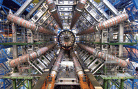 Eight toroid magnets surround the calorimeter that is placed into the middle of the detector to measure the energies of that the particles produce when protons collide. (Photos: © CERN)