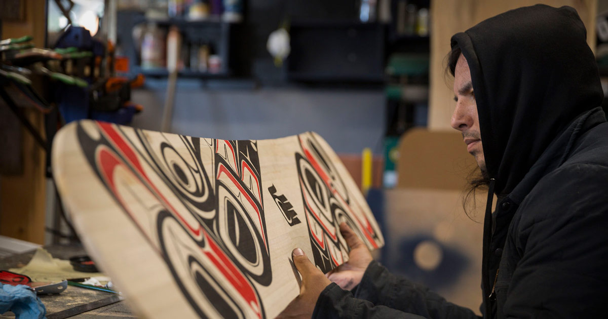 Shining a light on Alaskan Tlingit Art and Culture through Commercial Collaborations