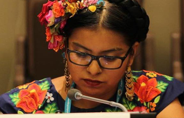 DALI ÁNGEL PÉREZ, coordinadora del Programa de Juventud y Mujer Indígena del Fondo para el Desarrollo de los Pueblos Indígenas de América Latina y el Caribe (FILAC)